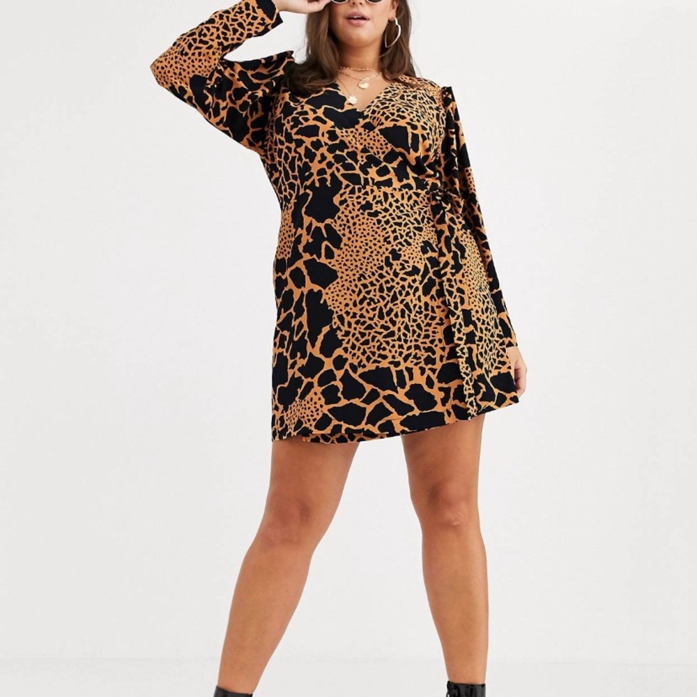 ASOS Curve Printed Dress